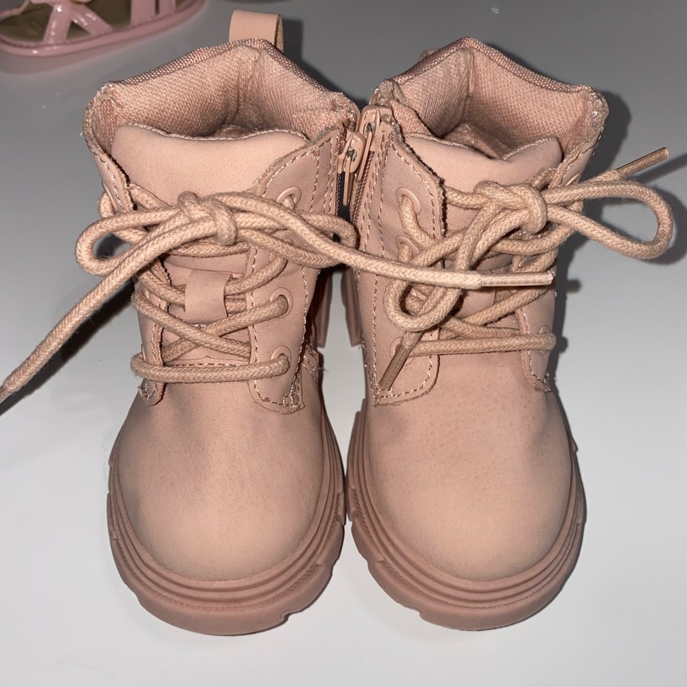 Zara pink baby boots